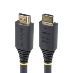 StarTech.com 5m (16.4ft) Premium Certified High Speed HDMI Cable, 4K60Hz - Premium High Speed - HDMI cable with Ethernet - HDMI male to HDMI male - 5 m - black - 4K60Hz support, passive