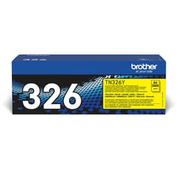Brother TN326Y - Yellow - original - toner cartridge - for Brother DCP-L8400, DCP-L8450, HL-L8250, HL-L8350, MFC-L8650, MFC-L8850