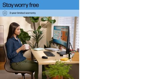HP P34hc G4 - P-Series - LED monitor - curved - 34" - 3440 x 1440 WQHD @ 60 Hz - VA - 250 cd/m� - 3500:1 - 5 ms - HDMI, DisplayPort, USB-C - speakers - black — view 15