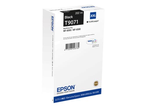 Epson T9071 - 202 ml - XXL size - black - original - ink cartridge - for WorkForce Pro WF-6090, WF-6590