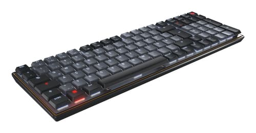 CHERRY KW - Keyboard - 96% - compact - backlit - wireless - Bluetooth 5.2, USB - QWERTZ - key switch: CHERRY MX Low Profile - plastic free packaging — view 3