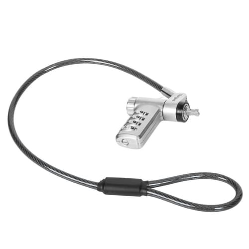 Targus DEFCON - Security cable lock - ultimate, universal, with adaptable lock head - silver - 30 cm (pack of 25) — view 3