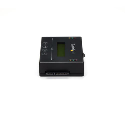 StarTech.com 1:1 Hard Drive Duplicator and Eraser for 2.5" & 3.5" SATA HDD SSD - LCD & RS-232 �- 14GBpm Duplication Speed - Cloner & Wiper (SATDUP11) - Hard drive duplicator - 2 bays (SATA-600) - for P/N: SVA12M5NA — view 7