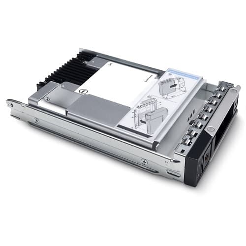 Dell - Custom Kit - SSD - Mixed Use - 1.6 TB - 2.5" (in 3.5" carrier) - SAS 24Gb/s - for PowerEdge R540, R550, R650, R660, R6615, R6625, R750, R7525, R760, R7615, R7625, T550