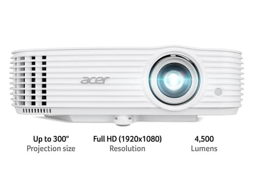 Acer P1557Ki - DLP projector - portable - 3D - 4500 lumens - Full HD (1920 x 1080) - 16:9 - 1080p - Wi-Fi / Miracast — view 5