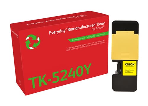Everyday - Yellow - compatible - box - remanufactured - toner cartridge (alternative for: Kyocera TK-5240Y) - Green World Alliance return programme