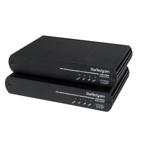 StarTech.com USB DVI over Cat 5e / Cat 6 KVM Console Extender - 1920x1200 - KVM / USB extender - up to 328 ft - SV565UTPDUV - KVM / USB extender - over CAT 5e/6 - up to 100 m - for P/N: SVA5M4NEUA