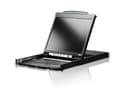 ATEN Slideaway CL5800N - KVM console with KVM switch - 19" - rack-mountable - 1280 x 1024 @ 75 Hz - VGA thumbnail 1