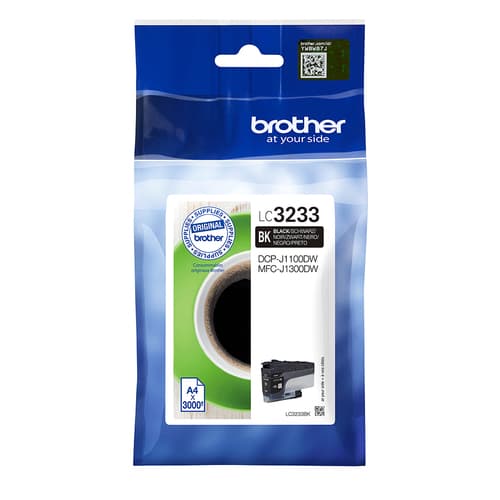 Brother LC3233BK - Black - original - print cartridge - for Brother DCP-J1100DW, MFC-J1300DW