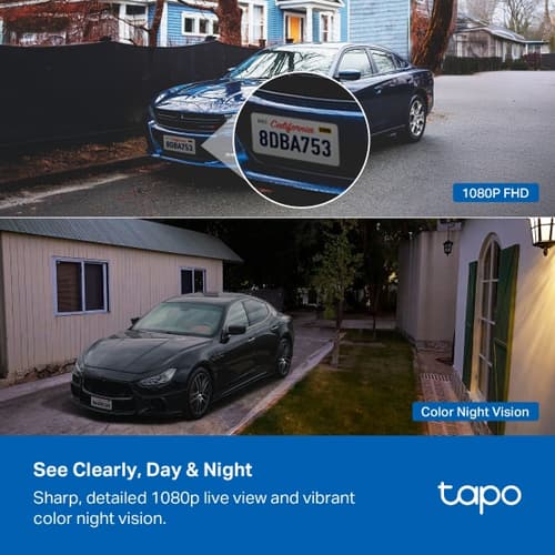 Tapo TC80 KIT V1 - Solar-Powered Security Camera Kit - network surveillance camera - outdoor - weatherproof - colour (Day&Night) - 2 MP - 1920 x 1080 - 1080p - fixed focal - audio - wireless - Wi-Fi - H.264 - with Solar Panel — view 9