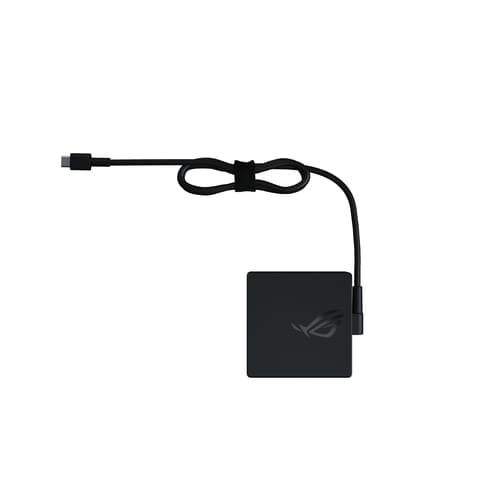 ASUS ROG - USB-C power adapter - AC 100-240 V - 100 Watt - United Kingdom - black — view 1
