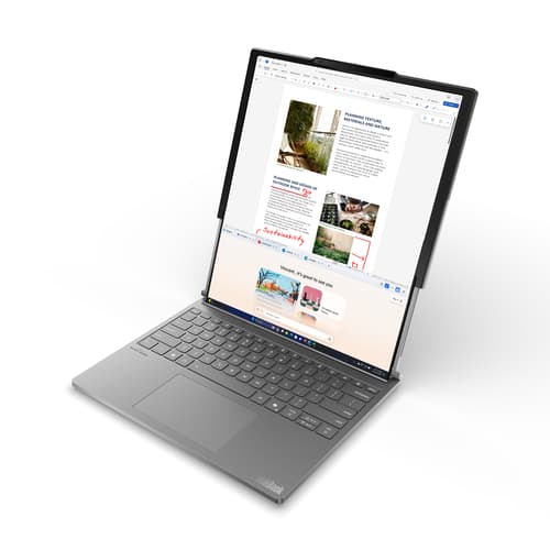 Lenovo ThinkBook Plus Gen 6 Rollable, Intel� Core� Ultra 7 258V (LPE-cores up to 3.70GHz, 12MB), 14"/16.7" Roll Non-Touch, W11P64 US/UK_ENG, 32.0GB, 1x1TB SSD M.2 2242 PCIe Gen4 TLC, Intel� Arc� Graphics 140V, Wi-Fi 7 2x2 BE,BT 5.4, FPR, 5MP RGB+IR, 3 Cell Li-Pol 66Wh, 65W, 1YR Premier NBD,1CourierCarryin, Backlit, Luna Grey-English (UK) — view 11