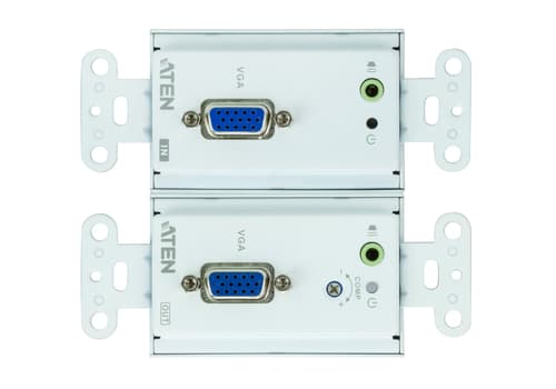 ATEN VE156 VGA Over Cat 5 Extender Wall Plate - Video/audio extender - over CAT 5 - up to 150 m — view 3