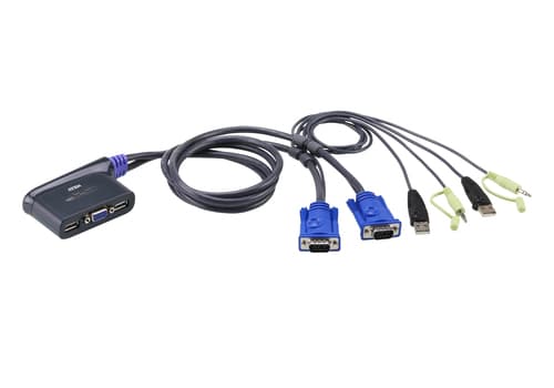 ATEN CS62US - KVM / USB switch - 2 x USB - desktop