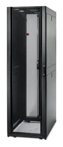 NetShelter SX 42U 600mm Wide x 1070mm Deep Enclosure with Sides Black. Size (WxDxH: 60 cm x 107 cm x 199 cm) May require special handling and delivery can take up to 3 days due to the size. Check with sales. thumbnail 1