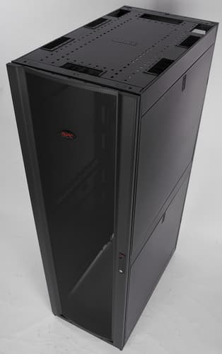 NetShelter SX 42U 600mm Wide x 1070mm Deep Enclosure with Sides Black. Size (WxDxH: 60 cm x 107 cm x 199 cm) May require special handling and delivery can take up to 3 days due to the size. Check with sales. — view 23