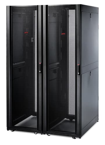 NetShelter SX 42U 600mm Wide x 1070mm Deep Enclosure with Sides Black. Size (WxDxH: 60 cm x 107 cm x 199 cm) May require special handling and delivery can take up to 3 days due to the size. Check with sales. — view 25