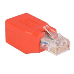StarTech.com Cat6 Cable - Cat6 Crossover Adapter - GbE - Red - Ethernet Network Cable (C6CROSSOVER) - Crossover adapter - RJ-45 (M) to RJ-45 (F) - CAT 6 - red