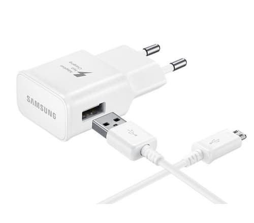 SAMSUNG 2 PIN 2AMP ADAPTOR WHITE — view 1