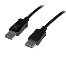 StarTech.com 30 ft DisplayPort 1.2 Cable with Latches - Active - 2560x1600 - DPCP & HDCP - Male to Male DP Video Monitor Cable (DISPL10MA) - DisplayPort cable - DisplayPort (M) to DisplayPort (M) - 10 m - active, latched - black - for P/N: DK30C2DPEPUE, DK30C2DPPDUE, DK31C3HDPD, DK31C3HDPDUE, DKM30CHDPD, DKM30CHDPDUE