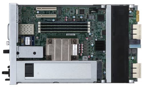 QNAP ES2486dc - NAS server - 24 bays - rack-mountable - SAS 12Gb/s - RAID 0, 1, 5, 6, 10, 50, JBOD, 60, RAID TP - RAM 96 GB - Gigabit Ethernet / 10 Gigabit Ethernet - iSCSI support - 2U — view 9