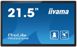 iiyama ProLite TW2223AS-B2 - Android PC - touch panel PC 1 RK3399 - RAM 4 GB - SSD - eMMC 32 GB - Cortex-A72 + A53 - Bluetooth 5.2, Gigabit Ethernet - Android 12 - monitor: LED 21.5" 1920 x 1080 (Full HD) touchscreen - black, matte