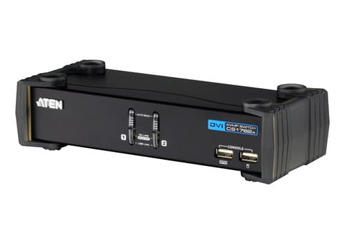 ATEN CubiQ CS1762A - KVM / audio switch - 2 x KVM / audio - 1 local user - desktop