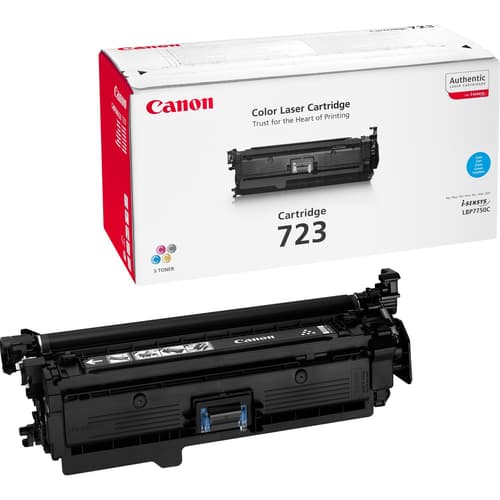 Canon 723 C - 2643B002 - 1 x Cyan - Toner Cartridge - For iSENSYS LBP7750Cdn