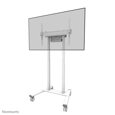 Neomounts FL55-875WH1 - Cart - for flat panel - motorised - lockable - steel - white - screen size: 55"-100" - for Neomounts AV1-875BL