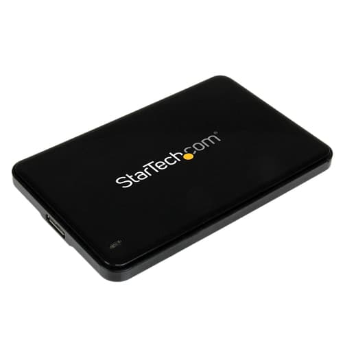 StarTech.com 2.5in USB 3.0 SATA Hard Drive Enclosure w/ UASP for Slim 7mm SATA III SSD / HDD - 7mm 2.5" Drive Enclosure - SATA 6 Gbps (S2510BPU337) - Storage enclosure - 2.5" - SATA 6Gb/s - USB 3.0 - black