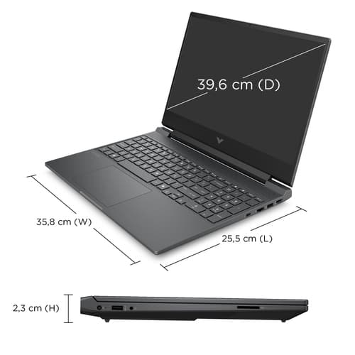 HP Victus Gaming Laptop 15-fb3008na, Windows 11 Home, Black — view 8