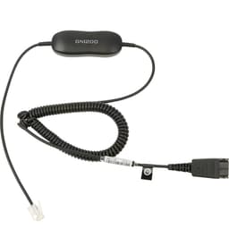Jabra GN1200 CC - Headset cable - Quick Disconnect plug to RJ-9 male - 2 m - for Jabra GN 2100, GN 2200, GN 2250