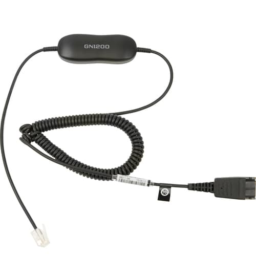 Jabra GN1200 CC - Headset cable - Quick Disconnect plug to RJ-9 male - 2 m - for Jabra GN 2100, GN 2200, GN 2250