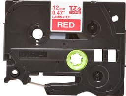 Brother TZe-435 - White on red - Roll (1.2 cm x 8 m) 1 cassette(s) laminated tape - for Brother PT-D210, D600, E115, H110, H200, P-Touch PT-1005, E310, P-Touch Cube Plus PT-P710