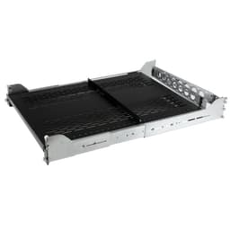 StarTech.com 2U Vented Sliding Server Rack Shelf w/ Cable Management Arm - 27.7 to 31.6in Adjustable Mounting Depth - 125lb - 24in Deep - Rack shelf - black - 2U - for P/N: RK1233BKM, RK2433BKM, RK2537BKM, RK3236BKF, RK4236BKB, RK4242BK24, RK4242BK30