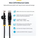 StarTech.com - Patch cable - RJ-45 (M) to RJ-45 (M) - 3.6 mm - UTP - CAT 5/5e/6 - IEEE 802.3bt - halogen-free, snagless, straight - black thumbnail 6