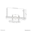 Neomounts AV45-500BL - Mounting kit (mount bracket, shelf support) - for notebook - universal - black - screen size: 43"-110" - VESA-mountable thumbnail 20