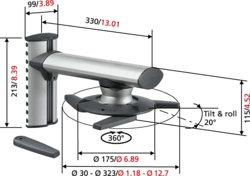 EPW 6565/Projector Wall Support 10kg — view 11