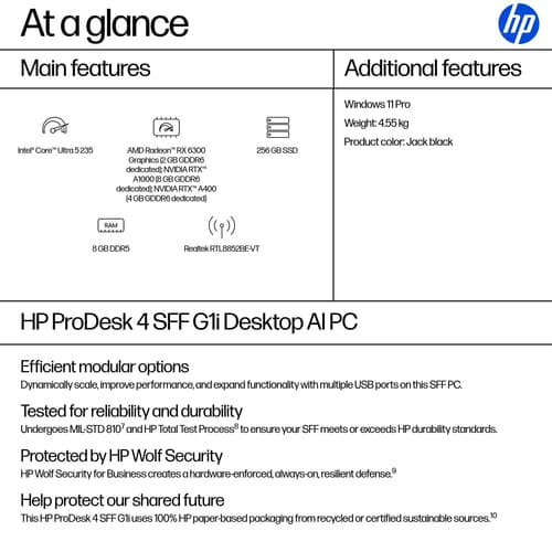 HP ProDesk 4 SFF G1i U5235 8GB/256 PC — view 4