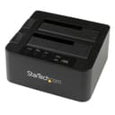 StarTech.com Dual Bay Hard Drive Duplicator, Standalone USB 3.0 (5 Gbps) eSATA to 2.53.5 SATA III HDDSSD ClonerCopier, Hard Drive Docking Station - Hard Disk Cloner - storage controller - SATA 6Gb/s - USB 3.0