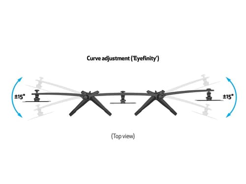 *Non Cancellable/Non Returnable (NCNR)* DESKMOUNT TRIPLE STAND 24-32 EXPAND — view 16