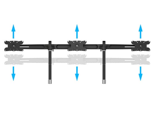 *Non Cancellable/Non Returnable (NCNR)* DESKMOUNT TRIPLE STAND 24-32 EXPAND — view 13