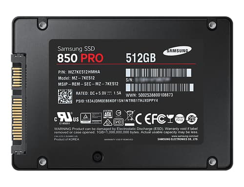 SAMSUNG SSD 850 PRO 512GB — view 3