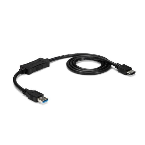 StarTech.com 3 ft USB 3.0 to eSATA Adapter - 6 Gbps USB to HDD/SSD/ODD Converter - Hard Drive to USB Cable (USB3S2ESATA3) - Storage controller - eSATA 6Gb/s - USB 3.0