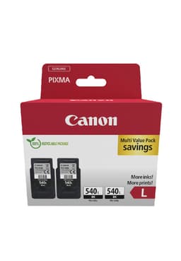Canon PG-540L Twin Pack - 2-pack - L size - black - original - hanging box - ink cartridge