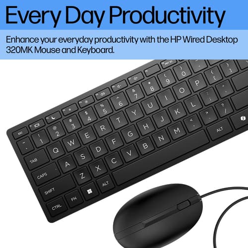 HP Wired 320MK combo DE — view 3