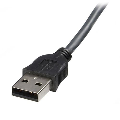 StarTech.com 6 ft Ultra-Thin USB VGA 2-in-1 KVM Cable (SVUSBVGA6) - Keyboard / video / mouse (KVM) cable - USB, HD-15 (VGA) (M) to HD-15 (VGA) (M) - 1.8 m - black - for P/N: SV1631DUSBU, SV1631DUSBUK, SV431DUSBU, SV831DUSBAU, SV831DUSBU, SV831DUSBUK — view 4
