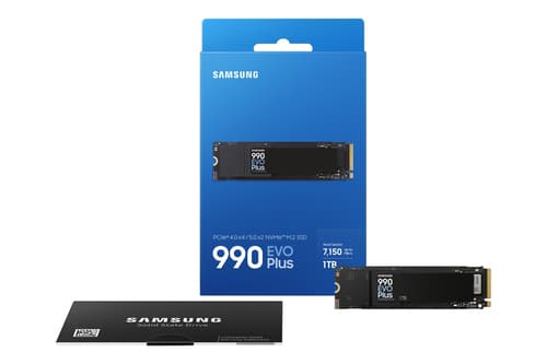 Samsung 990 EVO Plus MZ-V9S1T0 - SSD - encrypted - 1 TB - internal - M.2 2280 - PCIe 5.0 x2 (NVMe) - 256-bit AES - TCG Opal Encryption 2.0 — view 9