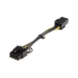 StarTech.com PCI Express 6 pin to 8 pin Power Adapter Cable - Power adapter - 6 pin PCIe power (F) to 8 pin PCIe power (M) - 15.5 cm - yellow - for P/N: ATX2POWER430, ATX2POWER530