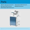 HP LaserJet Enterprise Flow mfp 8601z - Multifunction printer - B/W - laser - A3 (297 x 420 mm), A4 (210 x 297 mm), Legal (216 x 356 mm) (original) - A3/Ledger (media) - up to 70 ppm (copying) - up to 70 ppm (printing) - 2180 sheets - 33.6 Kbps - Gigabit LAN, USB 3.0, USB 2.0 host, USB 3.0 host thumbnail 4